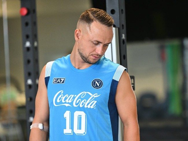 Primo allenamento stagionale per Lobotka